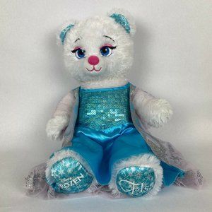 Build‎ A Bear Elsa Disney Frozen Plush Stuffed Animal 17" Dress Outfit BAB